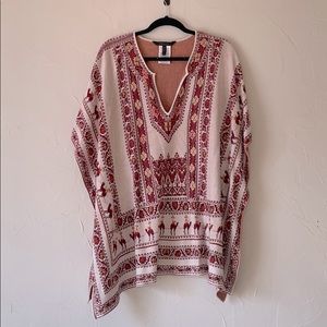 BCBGMAXAZRIA Camel Poncho